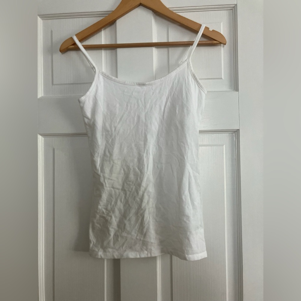 Aerie | White Shelf Cami Tank Small